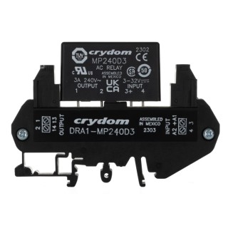 Sensata / Crydom Solid State Interface Relay Control 32V DIN Rail Screw DRA1-MP240D3