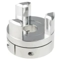 Ruland Aluminium Clamp Style Jaw Flexible Coupler 41.3 mm OD, 12mm Bore, 53 mm Length MJC41-12-A