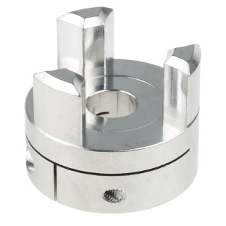 Ruland Aluminium Clamp Style Jaw Flexible Coupler 41.3 mm OD, 12mm Bore, 53 mm Length MJC41-12-A