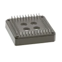 Preci-Dip 1.27 mm Pitch 84 Way DIP Through Hole PLCC IC Socket 540-88-084-24-008