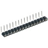 Preci-Dip 8 Way Right Angle Through Hole 2.54 mm Pitch SIL Socket 100 V AC, 150 V DC, Solder 399-87-108-10-003101