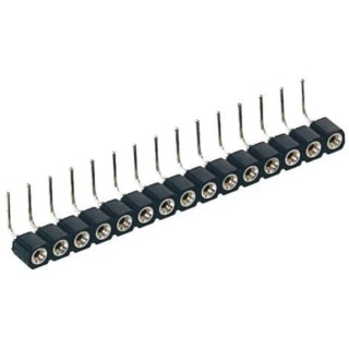 Preci-Dip 3 Way Right Angle Through Hole SIL Socket 2.54 mm Pitch 100 V AC, 150 V DC, 3A 399-87-103-10-003101