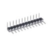 Preci-Dip 800 Series Right Angle Through Hole Pin Header, 12 Contacts, 2.54 mm Pitch, 1 Row, Unshrouded 800-80-012-20-001101