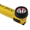 Wolf Safety ATEX IECEx Certified Rechargeable LED Torch Yellow 80 lm, Spot Beam 5m, 195 mm R-55H