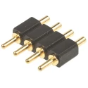 Preci-Dip 811 Series Straight Through Hole Spring Loaded Connector, 4 Contacts, 2.54 mm Pitch, 1 Row 811-S1-004-10-016101