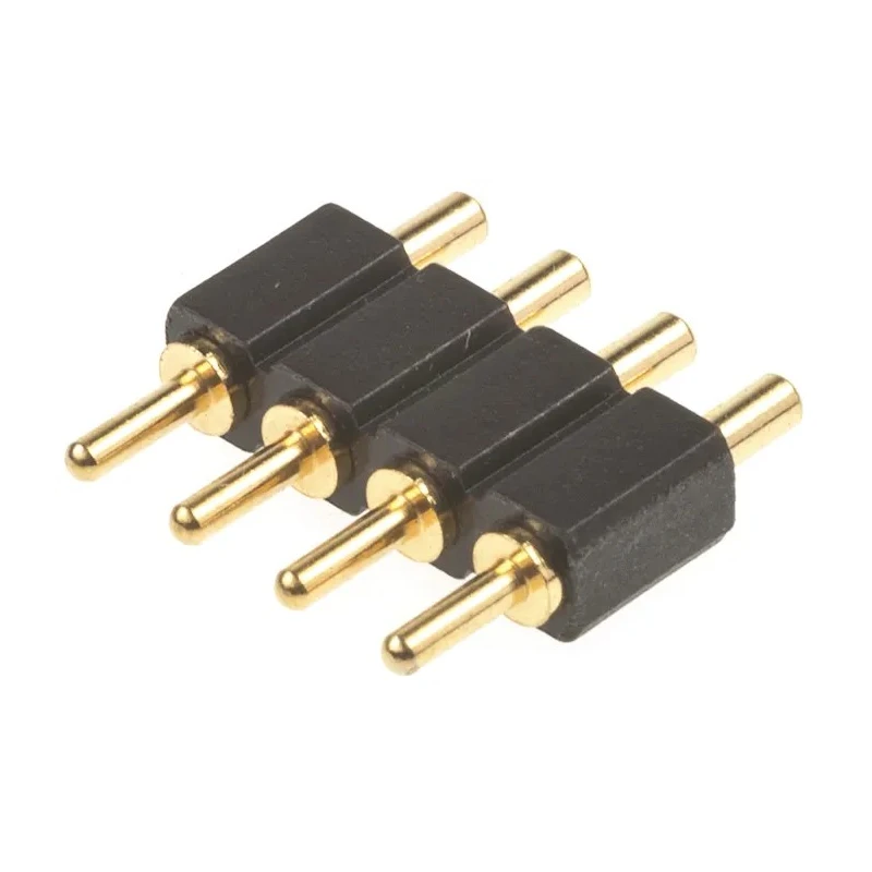 Preci-Dip 811 Series Straight Through Hole Spring Loaded Connector, 4 Contacts, 2.54 mm Pitch, 1 Row 811-S1-004-10-016101