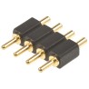 Preci-Dip 811 Series Straight Through Hole Spring Loaded Connector, 4 Contacts, 2.54 mm Pitch, 1 Row 811-S1-004-10-016101