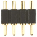 Preci-Dip 811 Series Straight Through Hole Spring Loaded Connector, 4 Contacts, 2.54 mm Pitch, 1 Row 811-S1-004-10-016101