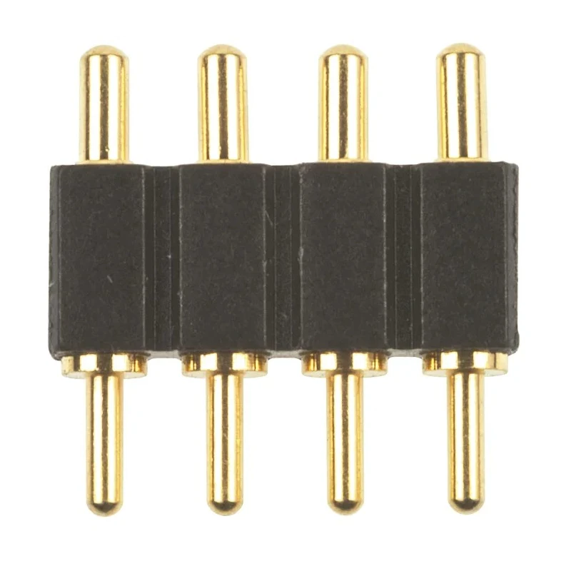 Preci-Dip 811 Series Straight Through Hole Spring Loaded Connector, 4 Contacts, 2.54 mm Pitch, 1 Row 811-S1-004-10-016101