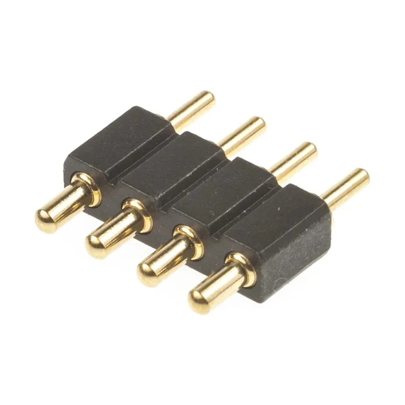 Preci-Dip 811 Series Straight Through Hole Spring Loaded Connector, 4 Contacts, 2.54 mm Pitch, 1 Row 811-S1-004-10-016101