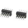 Preci-Dip 852 Series Straight Through Hole Pin Header 10 Contact 1.27 mm Pitch 2 Row Unshrouded 852-80-010-10-001101