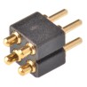 Preci-Dip 813 Series Straight Through Hole Spring Loaded Connector 4 Contact 2.54 mm Pitch 2 Row 813-S1-004-10-014101