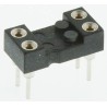 Preci-Dip 2.54 mm Pitch Vertical 4 Way Through Hole Turned Pin Open Frame DIL Socket 1A 110-87-304-41-001101