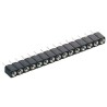Preci-Dip 2 Way Straight Through Hole 2.54 mm Pitch SIL Socket 100 V AC, 150 V DC, Solder Termination 310-87-102-01-640101