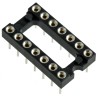 Preci-Dip 14 Way 2.54 mm Pitch Vertical Through Hole Turned Pin Open Frame DIL Socket 1A 110-87-314-41-001101