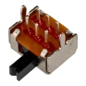 KNITTER-SWITCH PCB Slide Switch DPDT Latching 100mA Silver over Nickel Plated Copper Alloy MFP213N-RA