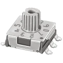 KNITTER-SWITCH Rotary Flush Rotary Coded DIP Switch Surface Mount SMR14016