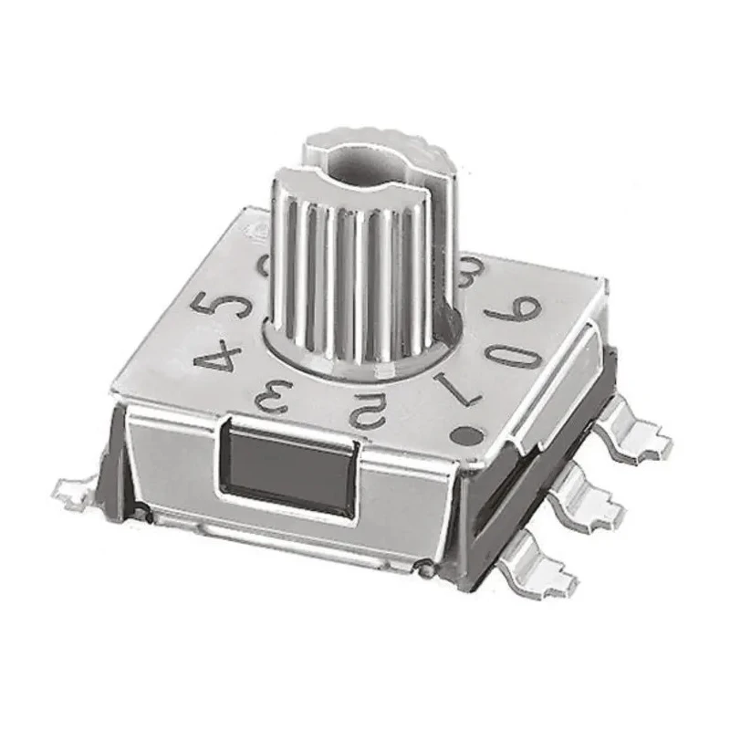 KNITTER-SWITCH Rotary Flush Rotary Coded DIP Switch Surface Mount SMR14016