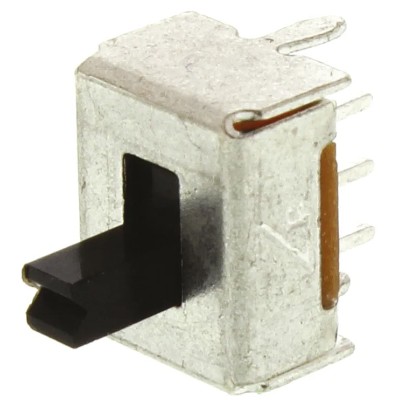 KNITTER-SWITCH PCB Slide Switch DPDT Latching 100mA Silver over Nickel Plated Copper Alloy MFP213N