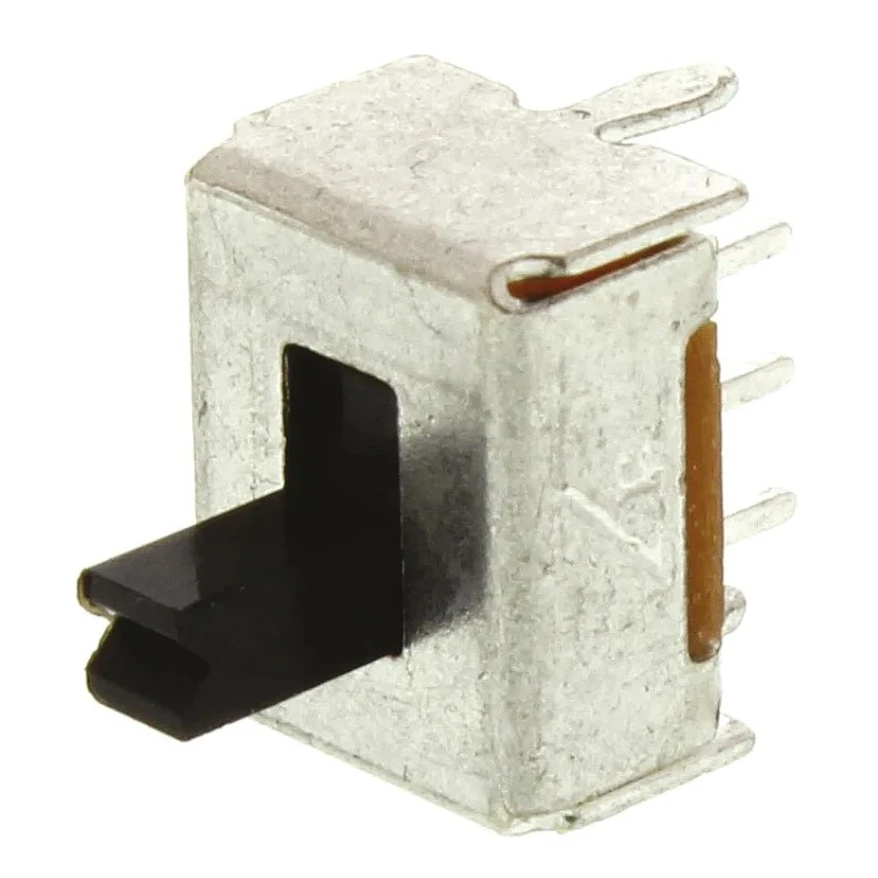 KNITTER-SWITCH PCB Slide Switch DPDT Latching 100mA Silver over Nickel Plated Copper Alloy MFP213N