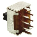 KNITTER-SWITCH PCB Slide Switch DPDT Latching 100mA Silver over Nickel Plated Copper Alloy MFP213N