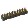 Preci-Dip Spring Loaded Connector 10 Contacts 2.54mm Pitch 2 Row Shrouded Surface Mount 150V 3.5A 813-S1-010-30-016191