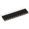 Preci-Dip 6 Way Right Angle Surface 2.54 mm Pitch SIL Socket 100 V AC, 150 V DC, Solder Termination, 3A 801-87-006-40-001191