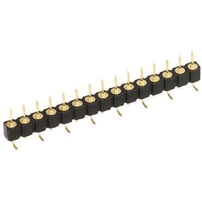 Preci-Dip 350 Series Straight Surface Pin Header 8 Contacts 2.54 mm Pitch 1 Row Unshrouded 350-80-108-00-106191