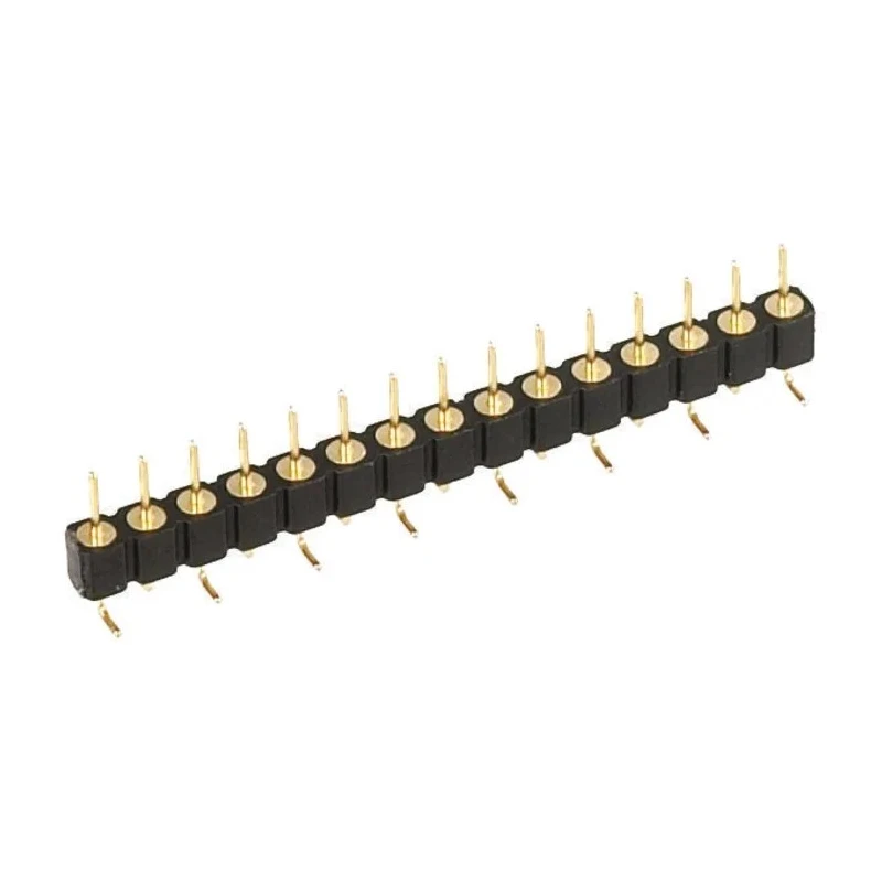 Preci-Dip 800 Series Straight Surface Pin Header 4 Contacts 2.54 mm Pitch 1 Row Unshrouded 800-80-004-30-001191