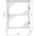 Bosch Rexroth Safety Door EcoSafe Aluminium 1.8 m Height 1 m Width 3842554281