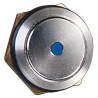 ITW Switches 48M Series Illuminated Push Button Switch, Latching, Panel Mount, 19.4 mm Cutout, SPST, Blue LED 48M-611B