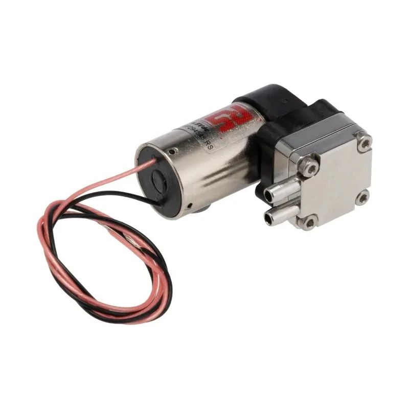 RS Pro Diaphragm Electric Positive Displacement Pump 0.4L/min, -500/800 mBar, 1.5-5V, Aluminium Body 702-6898