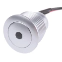 ITW Switches 57M Series Illuminated Panel Push Button Switch Silver, 16 mm Cutout, SPST, IP67 57M 511G