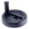 RS PRO Black Nylon Hand Wheel 80 mm Diameter 702-7857
