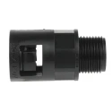 Adaptaflex Black Conduit Fitting, 21 mm Nominal Size, M20 Thread, Polyamide 66, IP66 Rated 7TCA296000R0585 AL21/M20/A/BL
