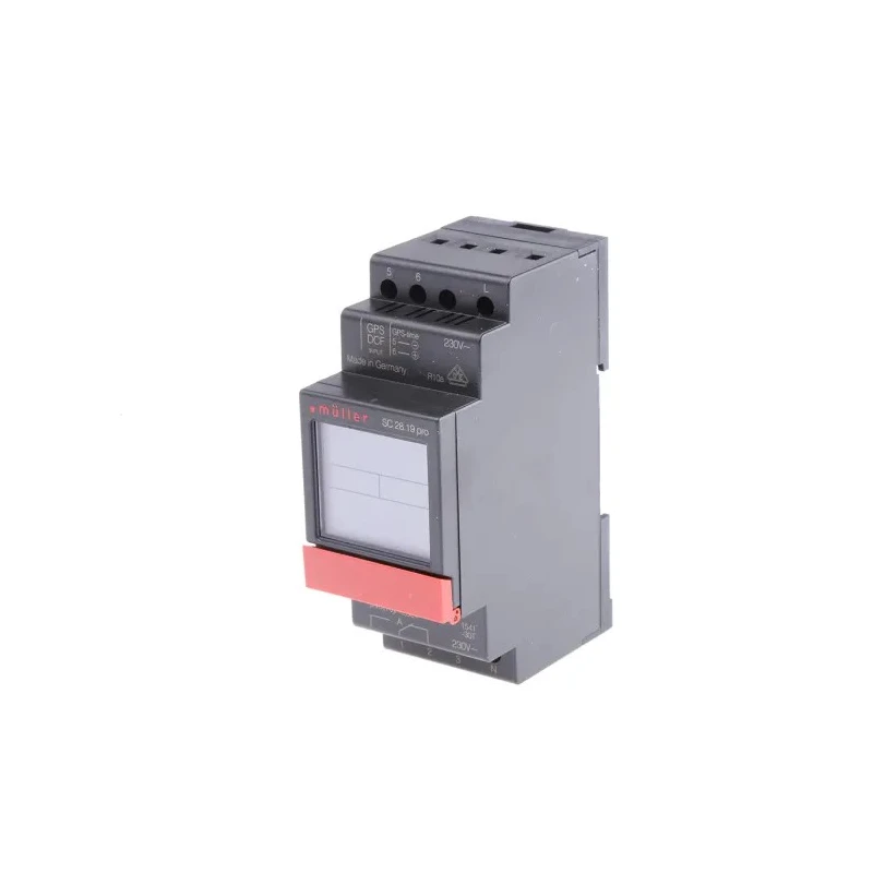 Muller Digital DIN Rail Time Switch SC 28.19 PRO 230V 50-60HZ 230V AC 1 Channel Digital Timer Germany