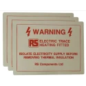 RS PRO Self-Regulating Trace Heating Kit 240V AC, Polyolefin Sheath, 20 W/m, 50 m Length, 80°C Max Operating 703-3145