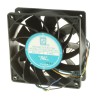 RS PRO Axial Fan 12V DC 383.9 m³/h Airflow 43.2 W Power 3.6 A 120 mm Square Frame 5000 RPM 38 mm Depth 703-3460