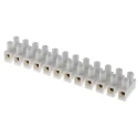RS PRO Non-Fused Terminal Block, 12-Way, 12AWG Wire Size, 24A Current, 380V, Screw Termination 703-3818