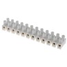 RS PRO Non-Fused Terminal Block, 12-Way, 12AWG Wire Size, 24A Current, 380V, Screw Termination 703-3818