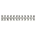 RS PRO Non-Fused Terminal Block, 12-Way, 12AWG Wire Size, 24A Current, 380V, Screw Termination 703-3818