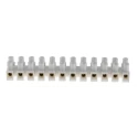 RS PRO Non-Fused Terminal Block, 12-Way, 12AWG Wire Size, 24A Current, 380V, Screw Termination 703-3818