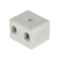 RS PRO Non-Fused Terminal Block 2-Way 12AWG Wire 32A Screw, Ceramic, 450V, Direct Mount 703-3846