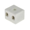 RS PRO Non-Fused Terminal Block 2-Way 12AWG Wire 32A Screw, Ceramic, 450V, Direct Mount 703-3846