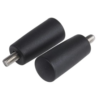 RS PRO Tapered Handle Male Thread M8 x 10 mm Fibreglass Reinforced Nylon Black 65mm Length 702-7774