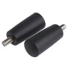 RS PRO Tapered Handle Male Thread M8 x 10 mm Fibreglass Reinforced Nylon Black 65mm Length 702-7774