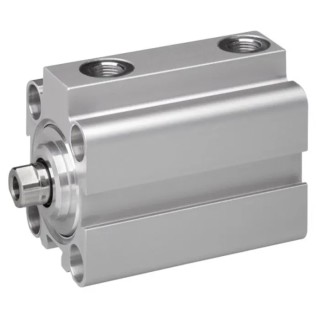 EMERSON ? AVENTICS Pneumatic Compact Cylinder KHZ Series 100mm Bore, 25mm Stroke, Double Acting 0822010694