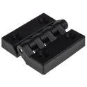 RS PRO Matt Nylon Butt Hinge with Knuckle Pin, Screw Fixing, 64mm x 64mm x 13mm 702-7831