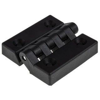 RS PRO Matt Nylon Butt Hinge with Knuckle Pin, Screw Fixing, 64mm x 64mm x 13mm 702-7831
