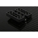RS PRO Matt Nylon Butt Hinge with Knuckle Pin, Screw Fixing, 64mm x 64mm x 13mm 702-7831